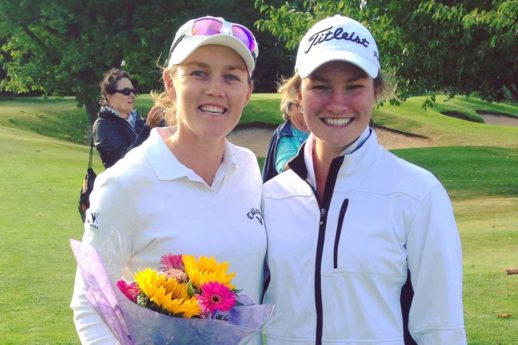 Stacey Keating and Amy Walsh Womens Golf