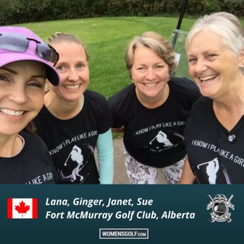 Lana Ginger Janet Sue - Fort McMurray Golf Club Alberta