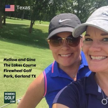 Melissa and Gina Garland Texas womens golf