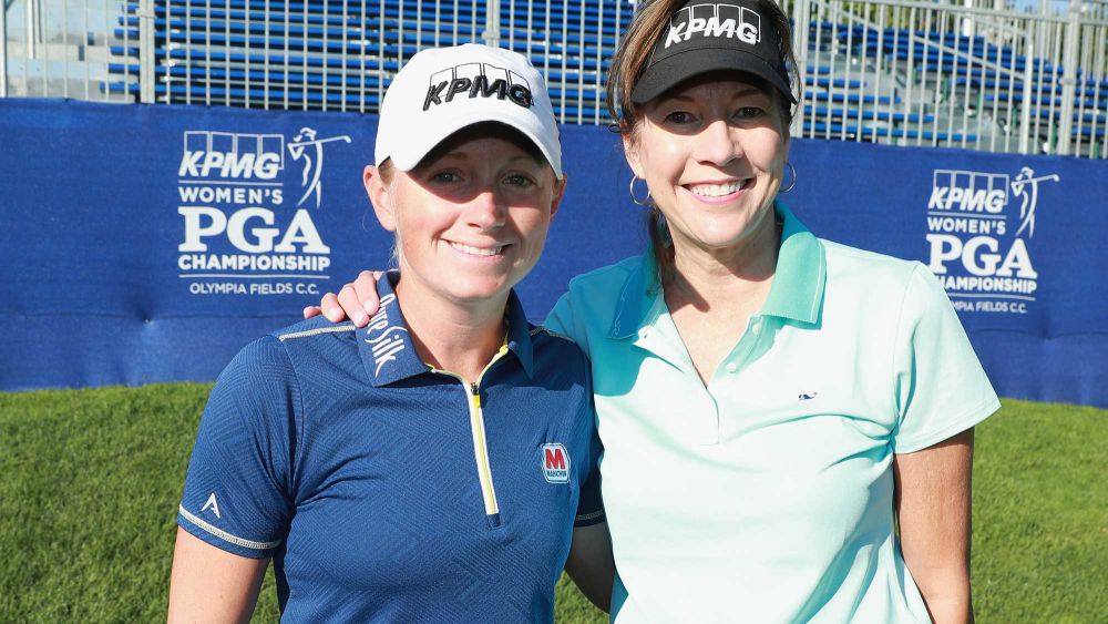 Stacy Lewis and Lynne Doughtie Chairman and CEO of KPMG