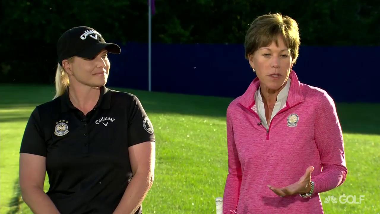 Alison Curdt and Suzy Whaley at the 2017 Women's PGA Championship
