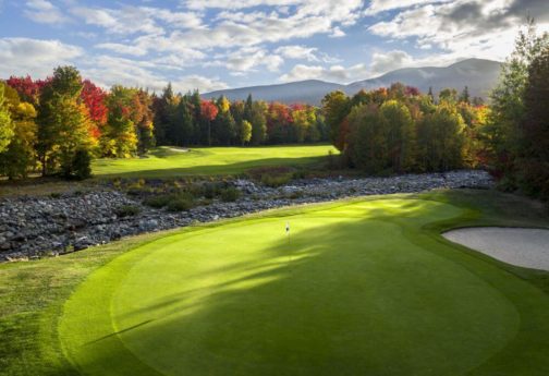 14th hole at Sugarloaf Golf Club Maine - Evan Schiller