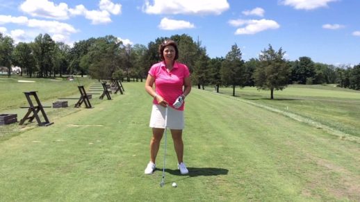 Kathy Hart Wood - Is Your Stance Too Wide lesson womensgolf.com