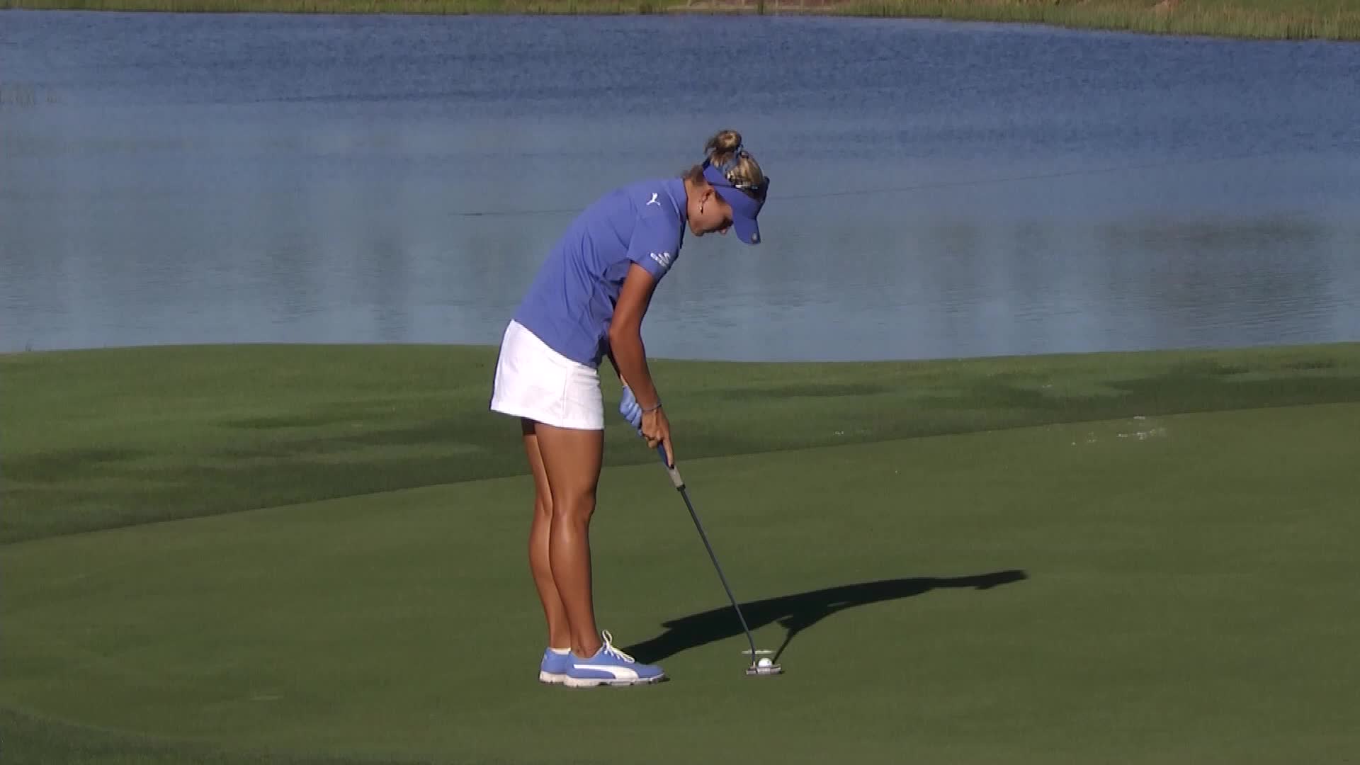 Lexi Thompson Misses Putt On Final Green Of Lpga Cme Group Tour