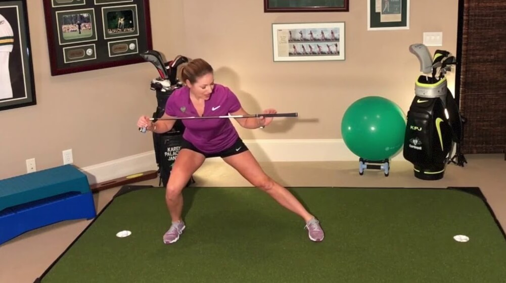 Weight Shift through side lunges warm-up with Karen Palacios Jansen