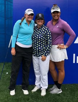Macy Fox Gail Graham and Aneka Seumanutafa at the 2018 ANA Junior Inspiration