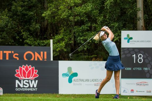 Olivia Cowan of Germany Australian Ladies Classic Bonville | Photo: Tristan Jones for Ladies European Tour WomensGolf.com