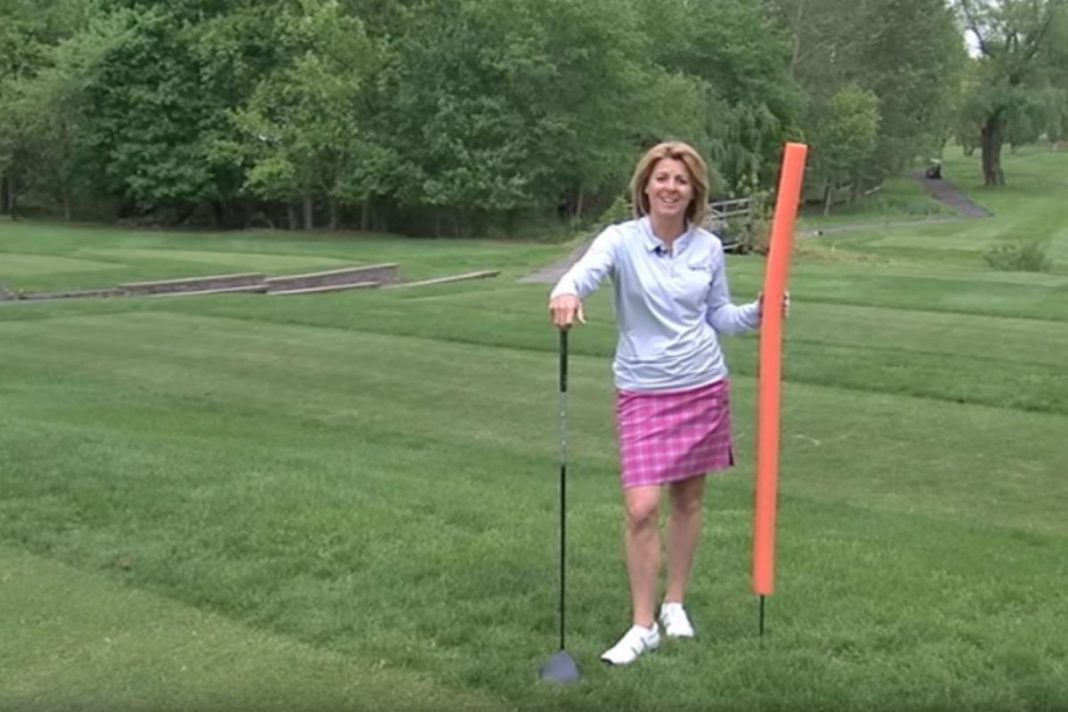 Use A Pool Noodle To Get Your Swing Path Right