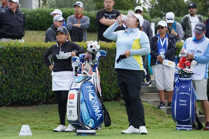 Shanshan Feng - Drinking Water - LPGA LA Open -Ben Harpring