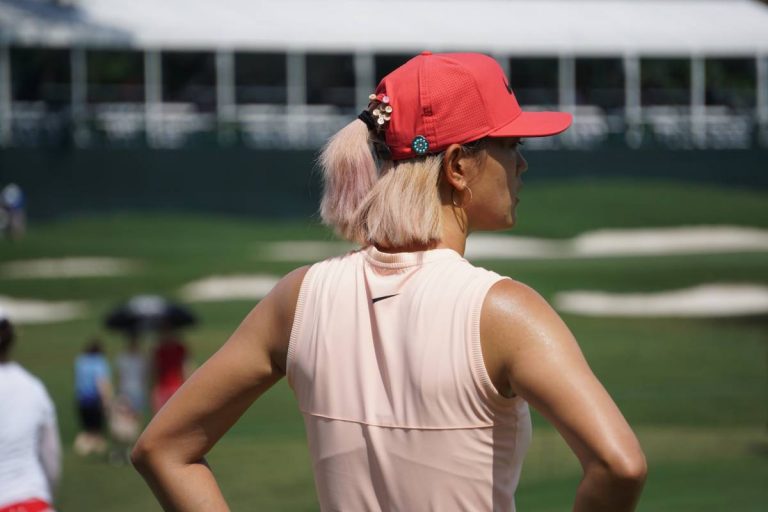 Michelle Wie at the 2018 U.S. Women's Open | Photo by Ben Harpring