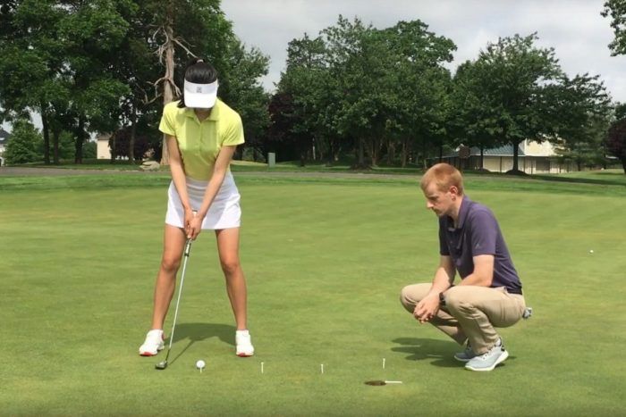 Narrowing Your Focus Putting Drill - Simon Dewsberry - WomensGolf.com