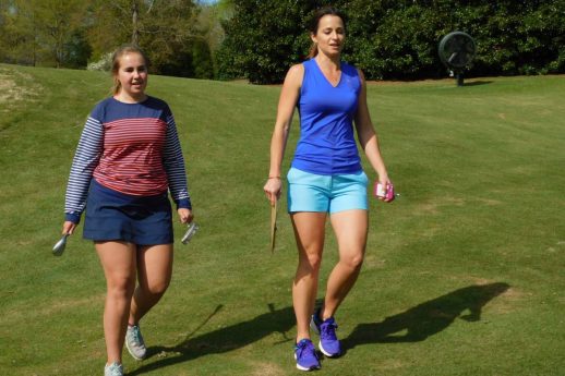 Brandi Jackson and Caroline Hardee from Lander University Women's Golf - Advice for the Freshman College Golfer