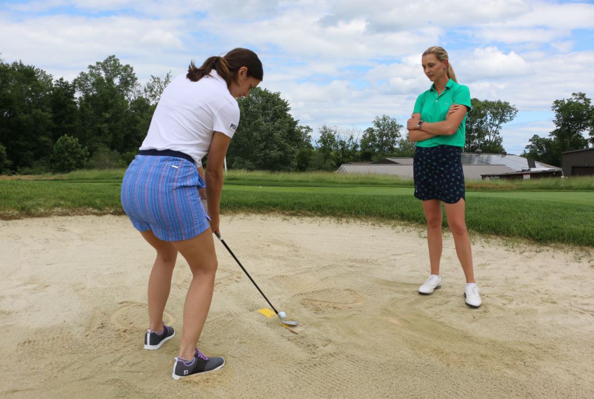 Sand Trouble? - Build a Bunker Board - Stephanie Bednar for WomensGolf.com