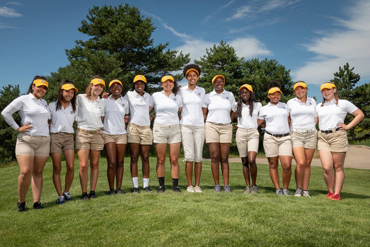Women's Invitational Golf at the Glen Club using Caddy Academy caddy's on Monday July 9, 2018 WGA Photo/Charles Cherney