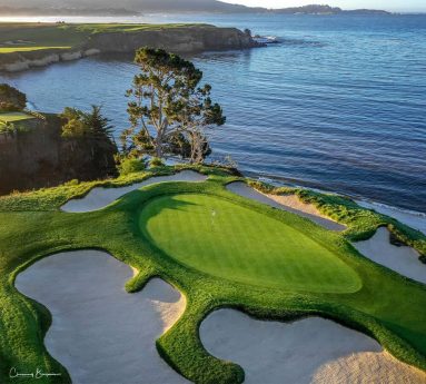 Pebble Beach 7th Hole - Channing Benjamin