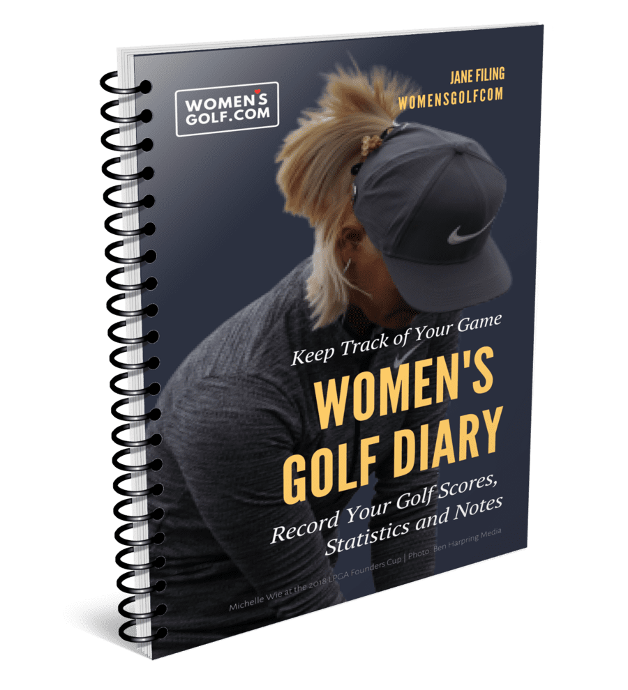 Womens Golf Diary white Women's Golf