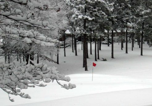 Golf in Winter
