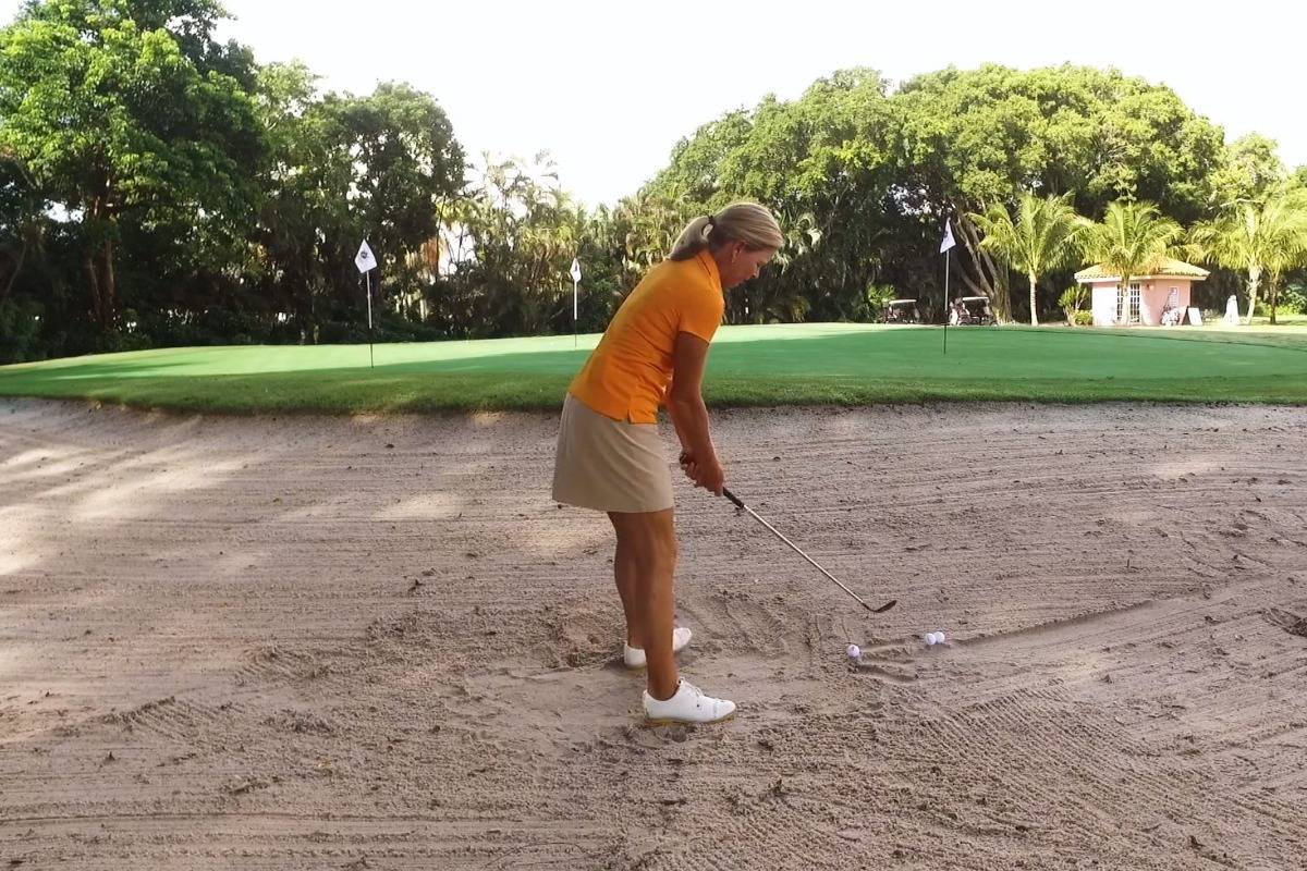 High Soft Bunker Shot - Kellie Stenzel - Womens Golf