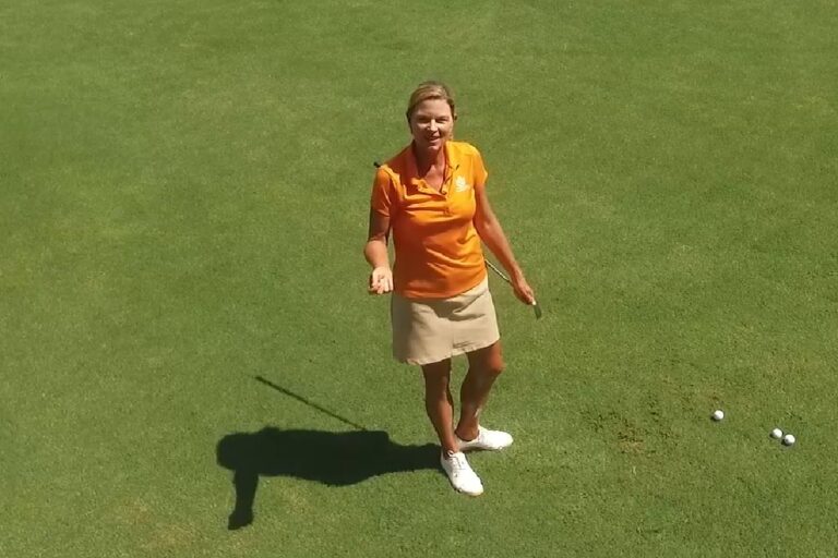 Pitching with your Gap Wedge - Kellie Stenzel - Womens Golf