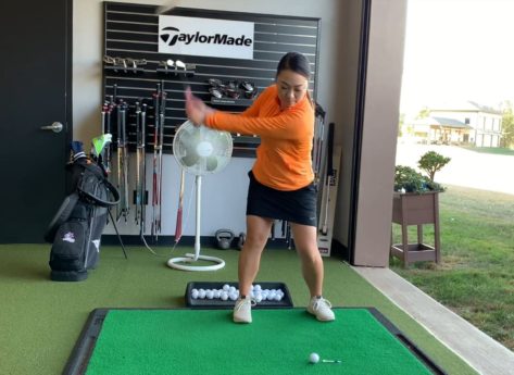 The Golf Tee Drill Make Better Contact With The Ball Cathy Kim