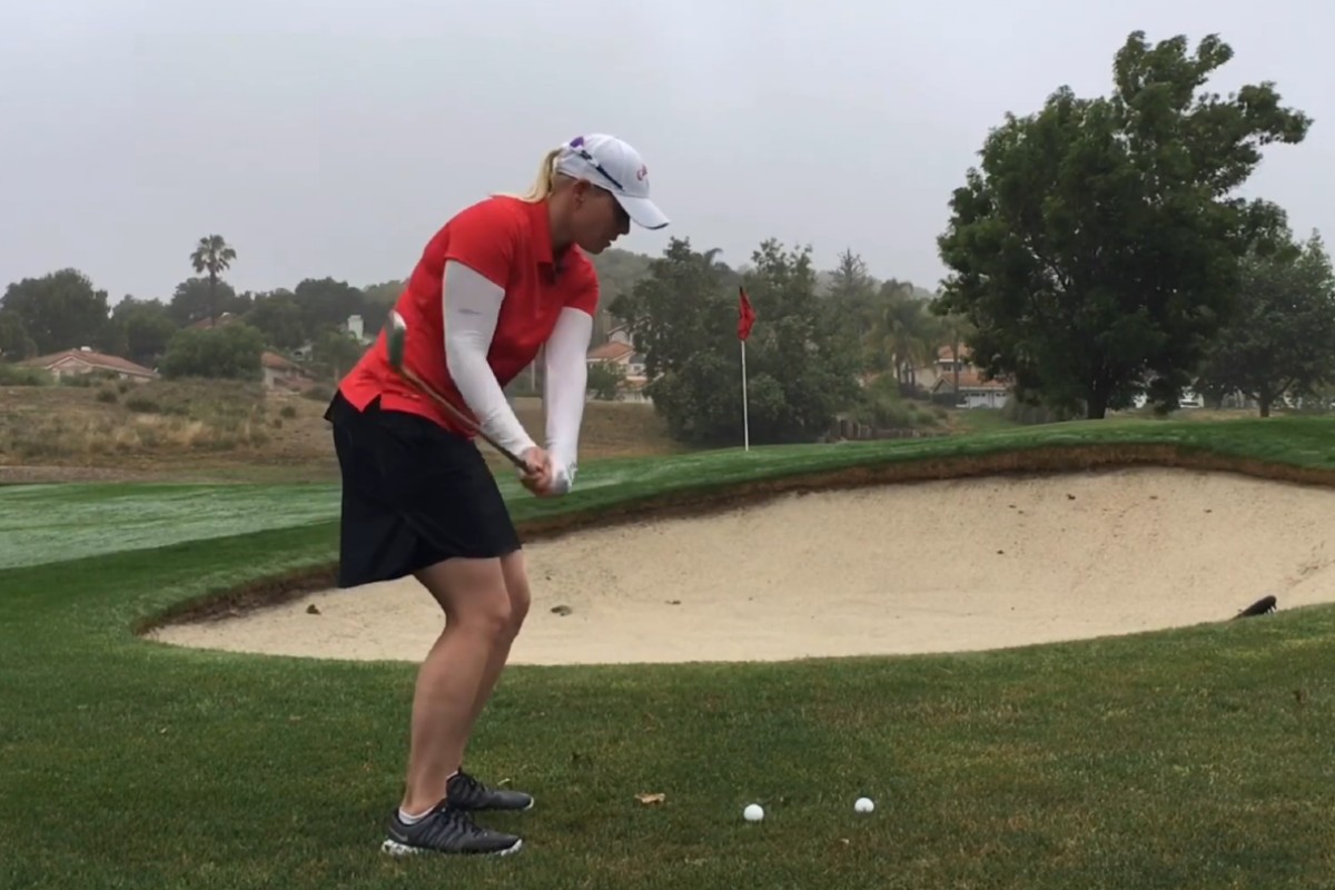 Pitching Over Bunkers - Alison Curdt - Womens Golf