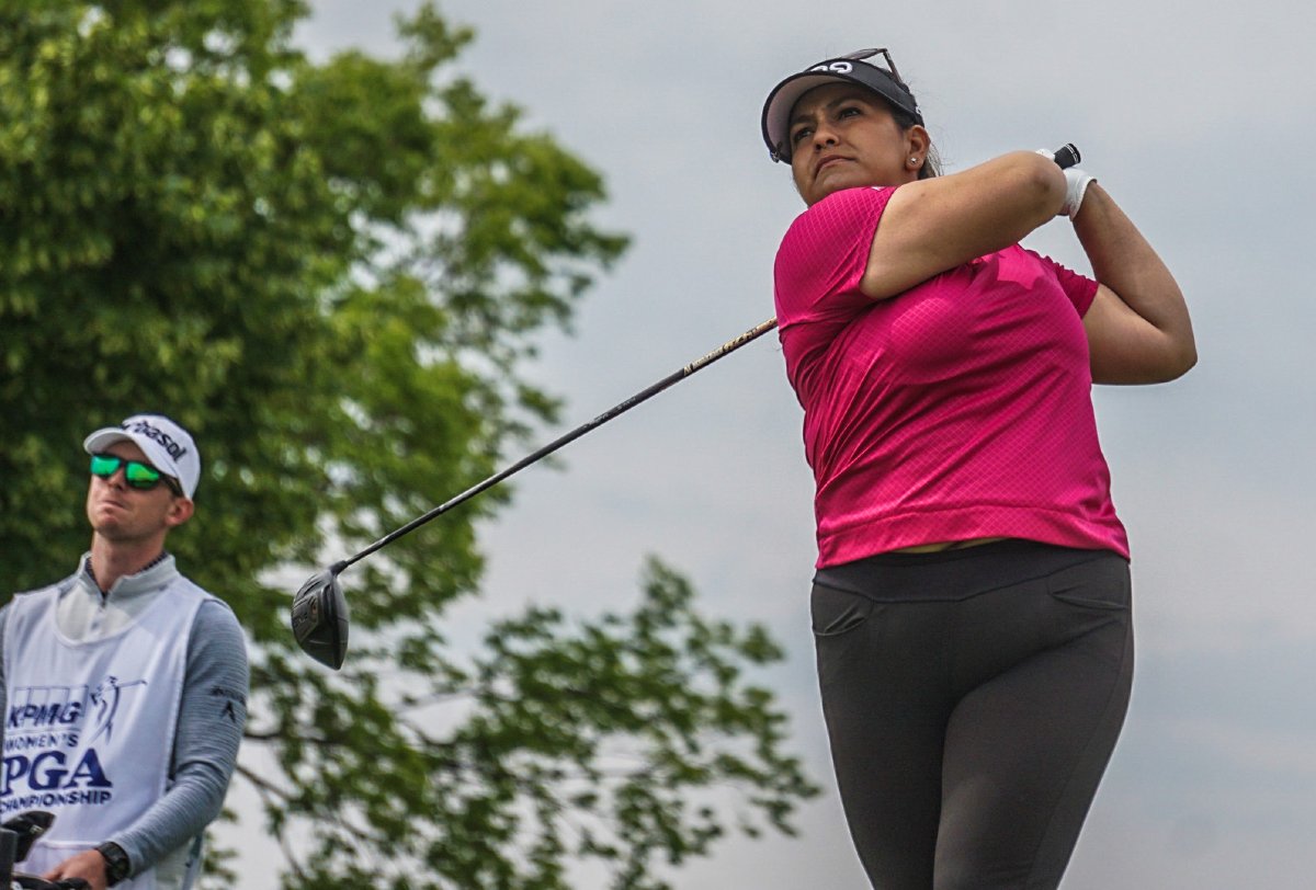 Lizette Salas at the 2019 KPMG Women’s PGA Championship | Photo Ben Harpring