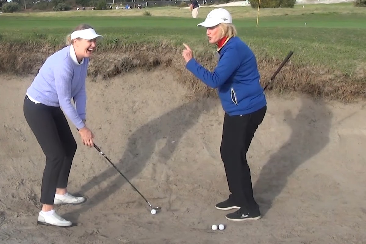 Deep and Shallow Bunker Shots - Anne Rollo and Denise Hutton