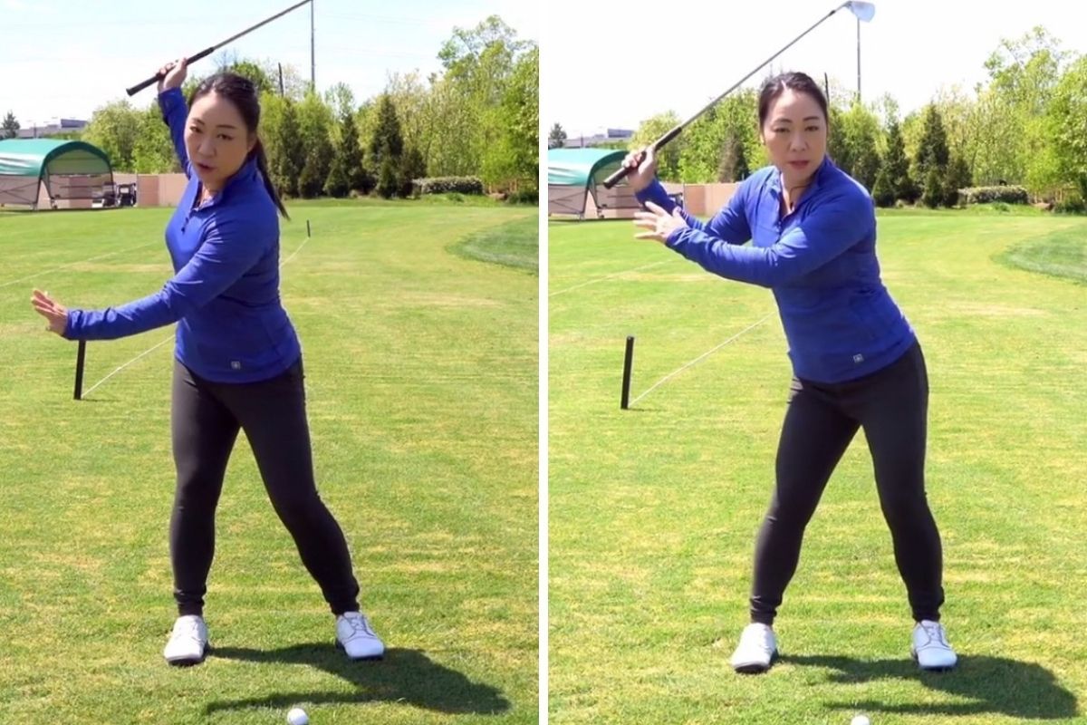 Hip Bump to Start the Downswing - Cathy Kim