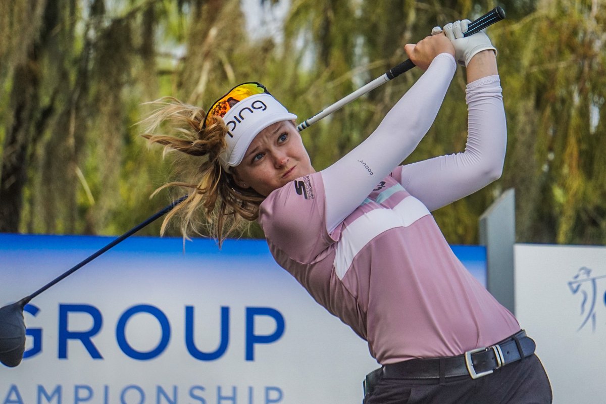 Brooke Henderson at the 2019 CME Group Tour Championship - Ben Harpring