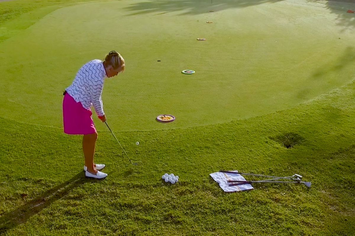 Practice Hitting Targets with your Chip Shots - Cindy Miller