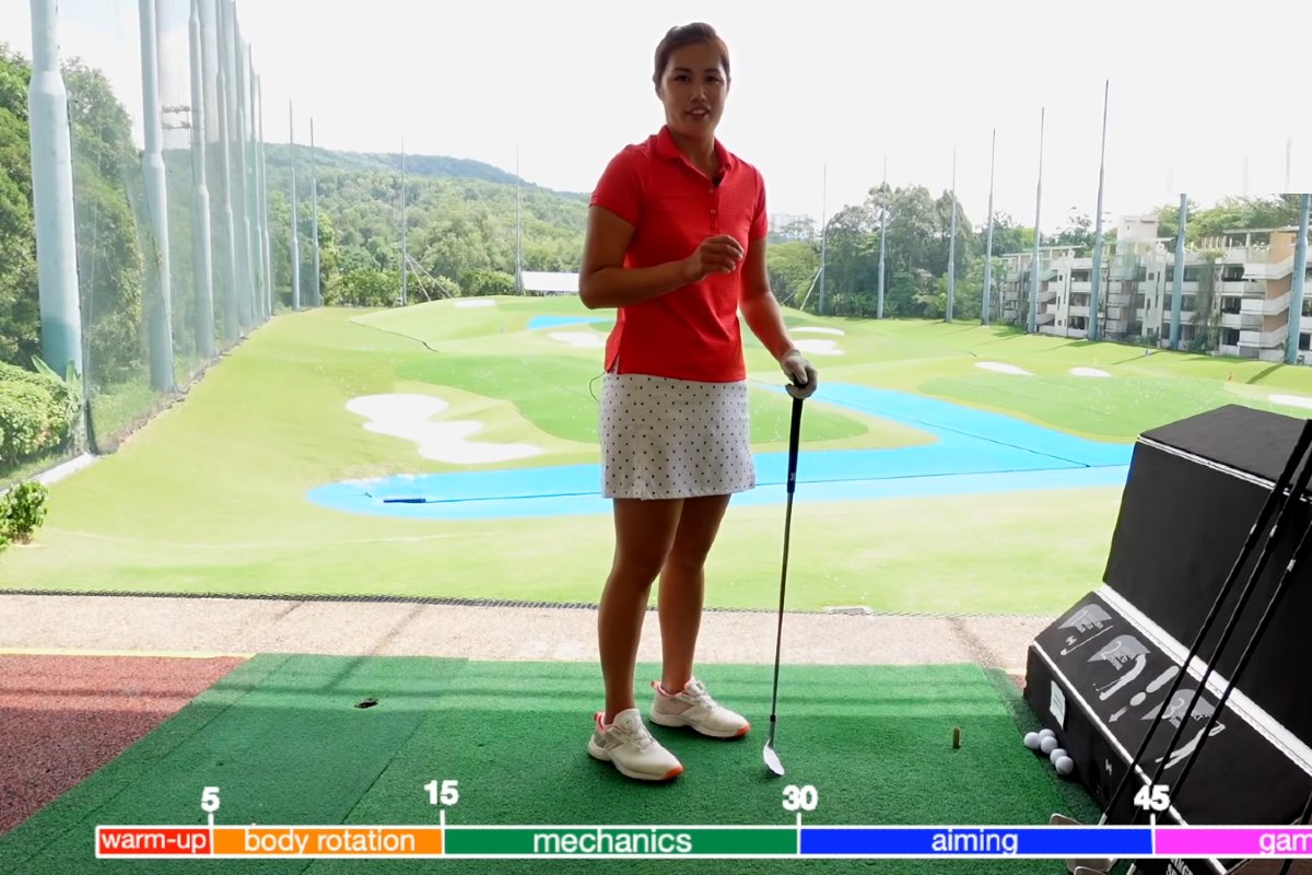 An Hour on the Practice Range - Michele Low
