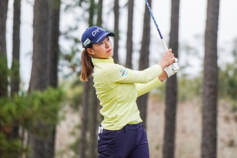 Ayaka Furue at 2021 LPGA Q_Series - Ben Harpring