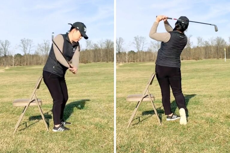 Better Contact Chair Drill - Cathy Kim - Womens Golf