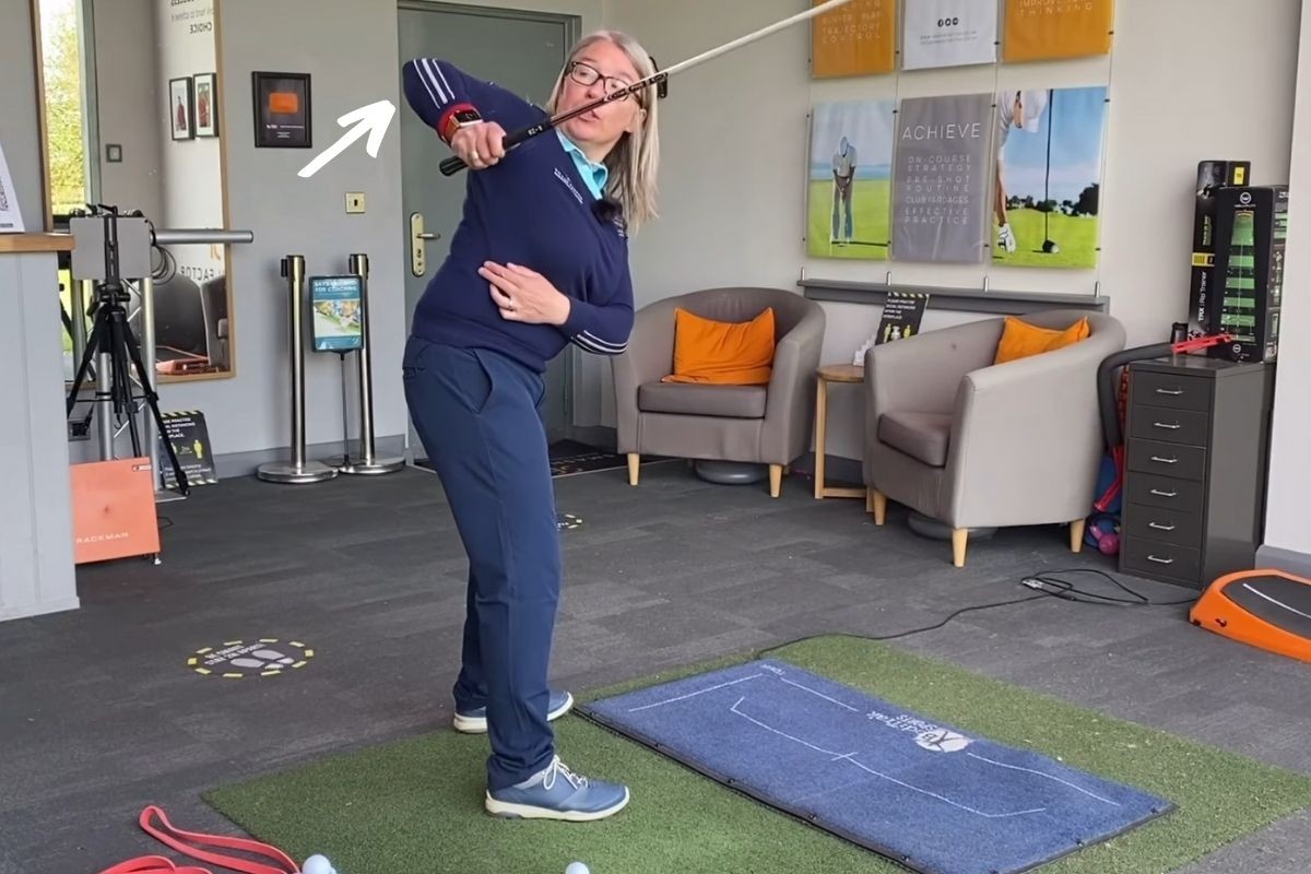 Fix Your Flying Right Elbow - Natalie Adams - Womens Golf