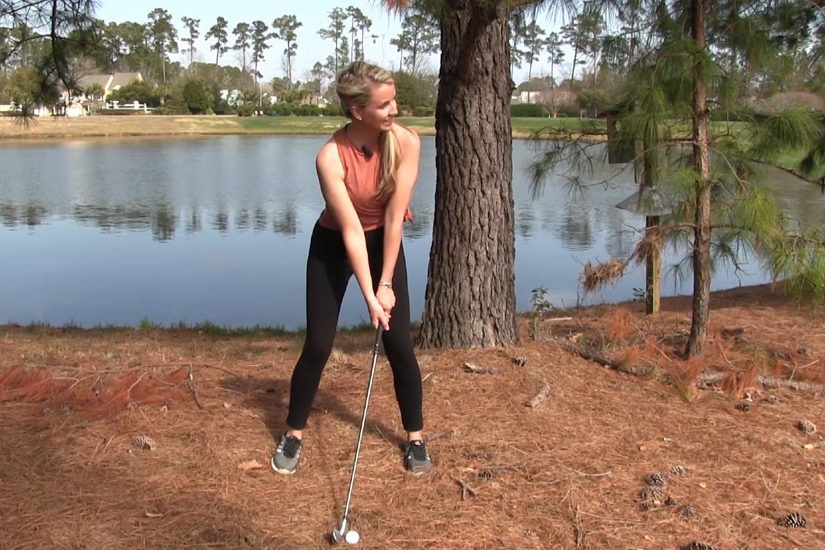 How to Hit Off Pine Straw - Meredith Kirk - Womens Golf