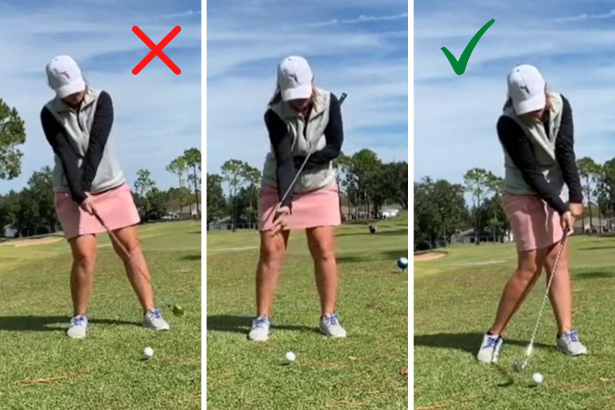 Stop Scooping Drill - Megan Johnston - Womens Golf