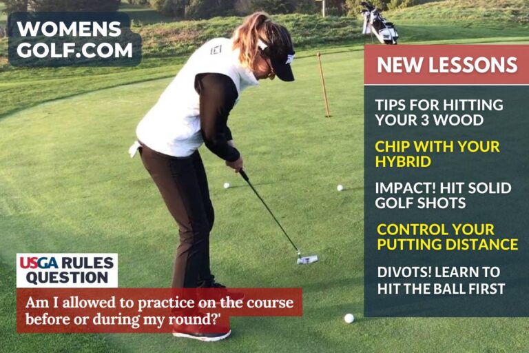 Womens Golf New Lessons 301