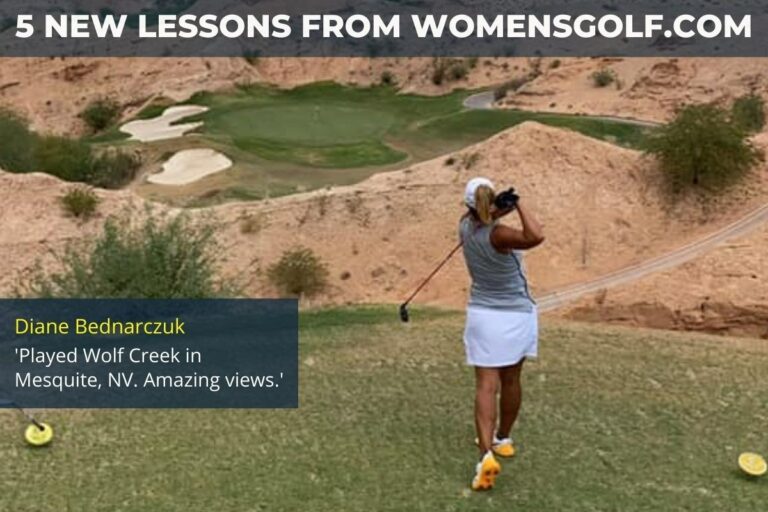 Womens Golf New Lessons August 2022