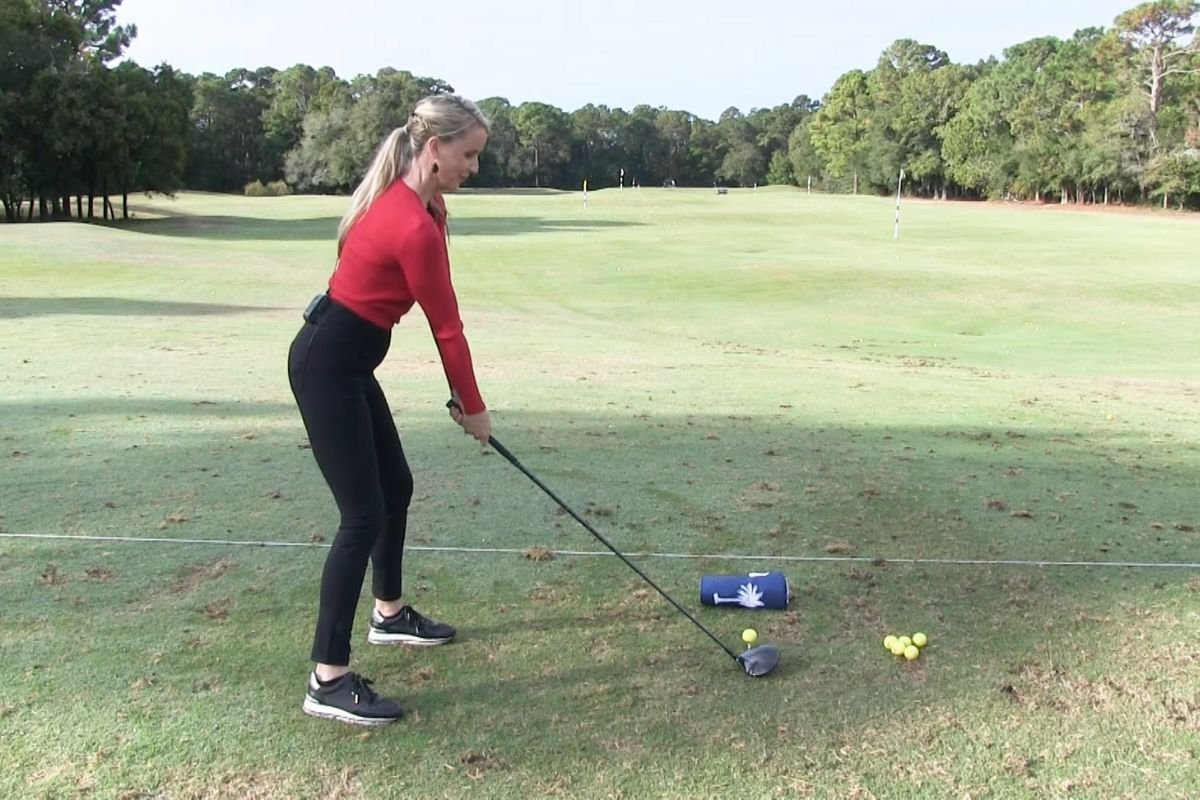 Driver Launch Drill - Meredith Kirk - Womens Golf