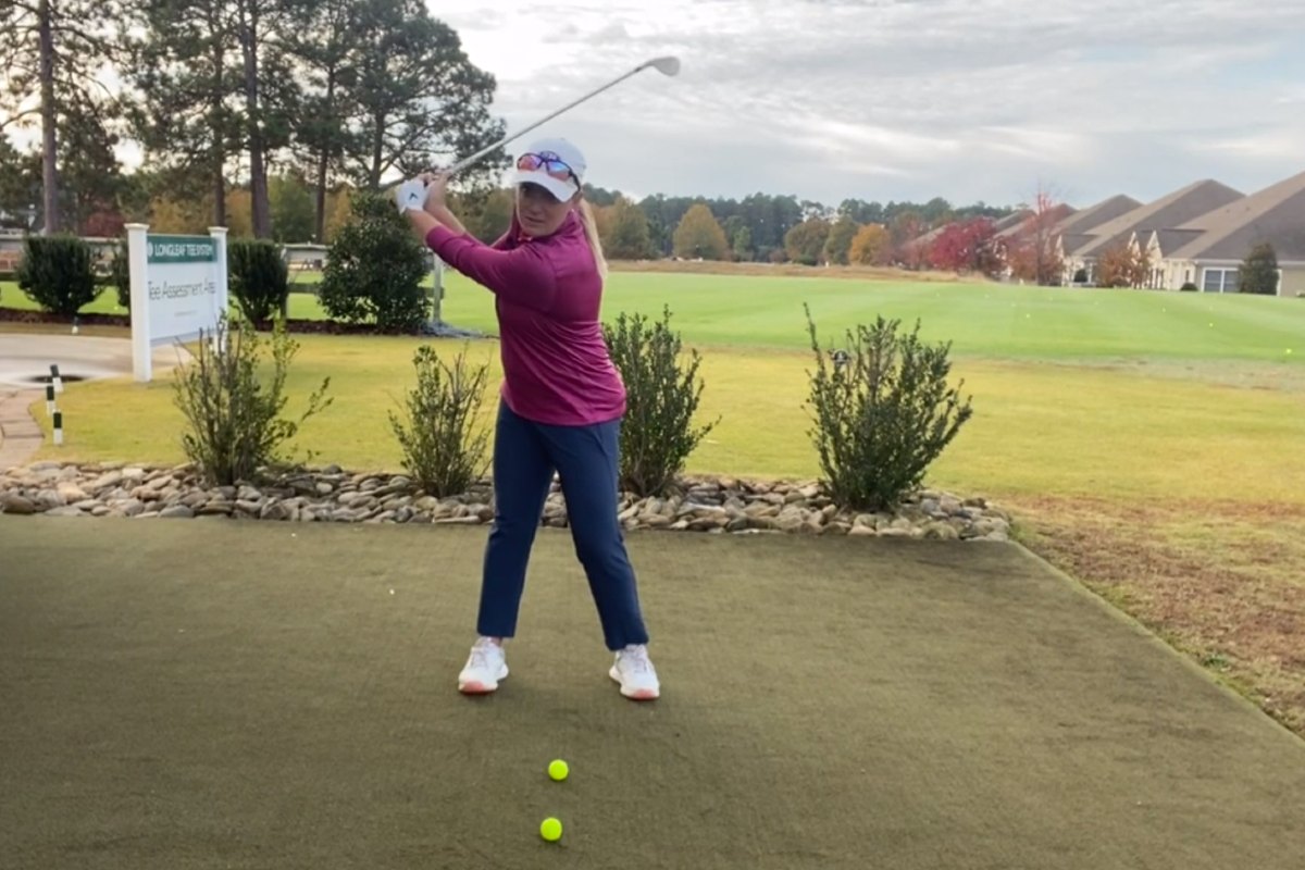 The Two Ball Pivot Drill - Kellie Edelblut - Womens Golf