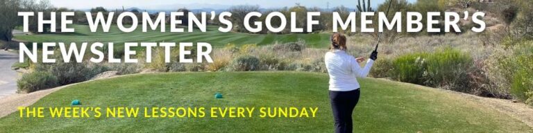 The Women's Golf Members Newsletter - 1000 banner