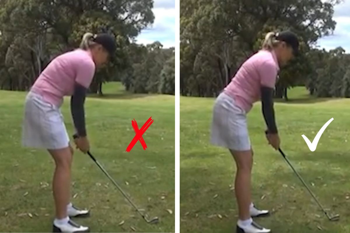 2 Mini tips for good golf posture - Anne Rollo - Womens Golf