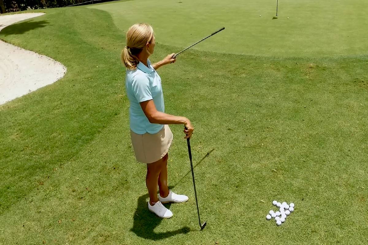Chipping With Two Different Clubs - Kellie Stenzel - Womens Golf