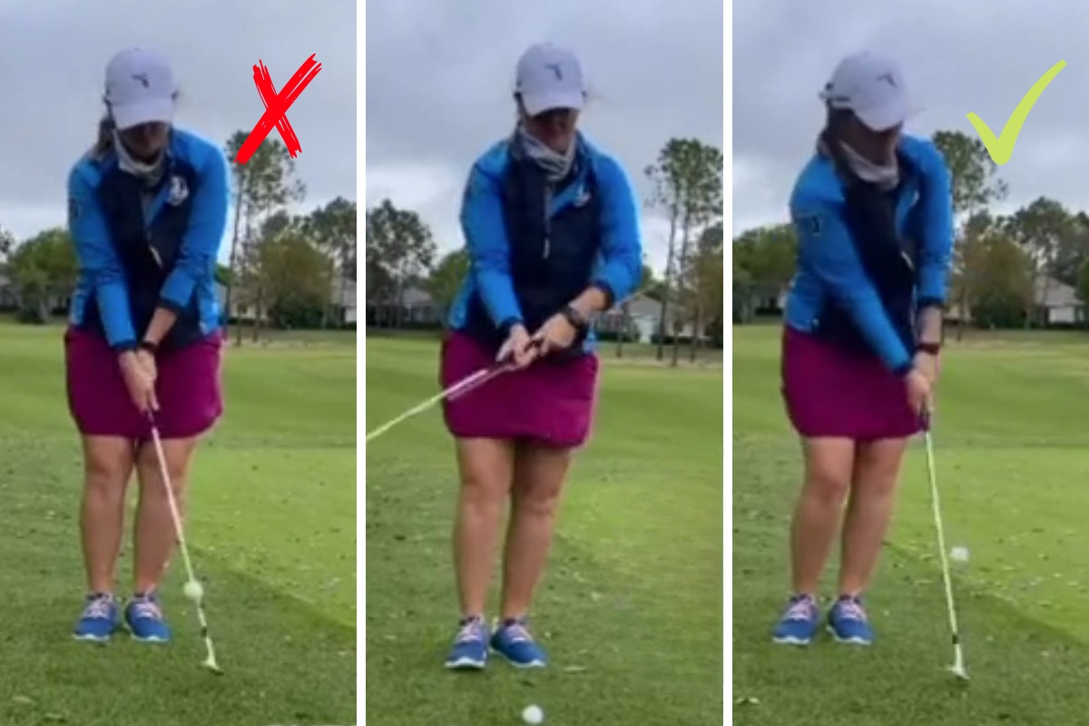 Stop those Wristy Scooped Chip Shots - Megan Johnston - Womens Golf