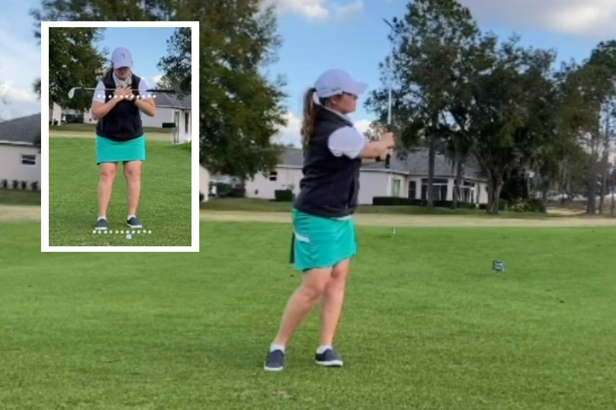 Thin Wedge Shots - Shoulder Set Up Fix - Megan Johnston - Womens Golf