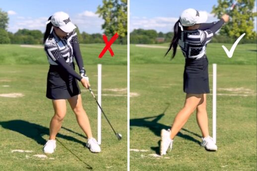 Transfer Your Weight To Your Lead Leg Cathy Kim Womens Golf