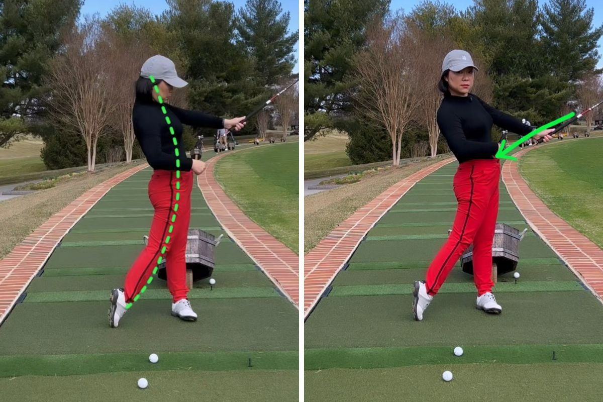 All Arms No Distance Swing Fix - Cathy Kim - Womens Golf