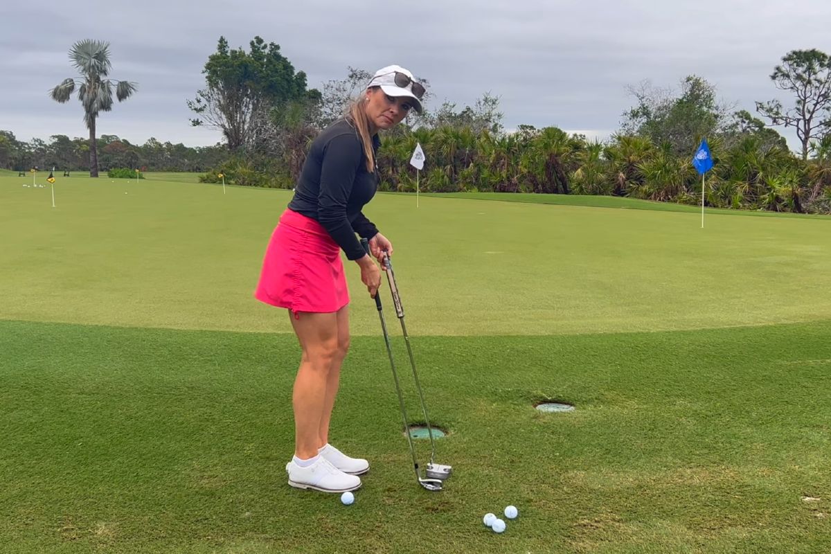 Chipping Over Obstacles or Uneven Grass Around the Green - Katie Dahl - Womens Golf