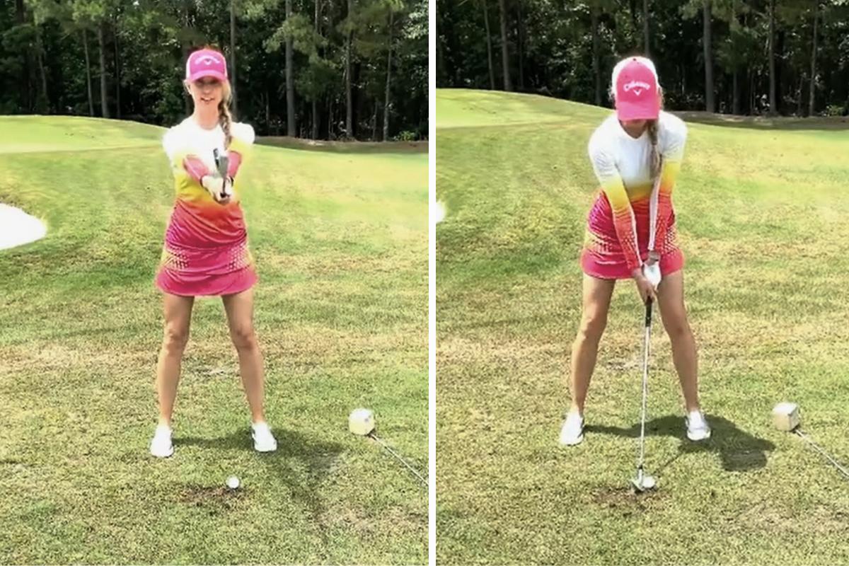 Put Your Arms Over Your Chest, Not Underneath - Meredith Kirk - Womens Golf