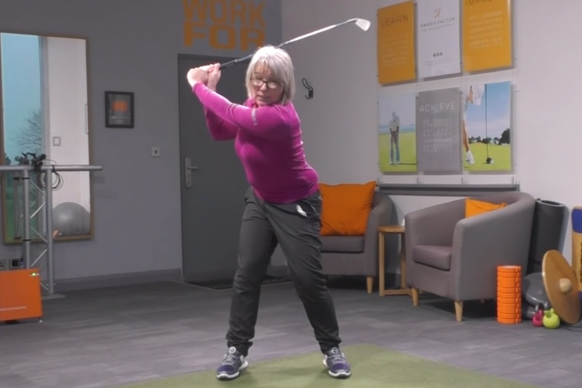 Never Hit Behind the Ball Again with this Drill - Natalie Adams - Womens Golf